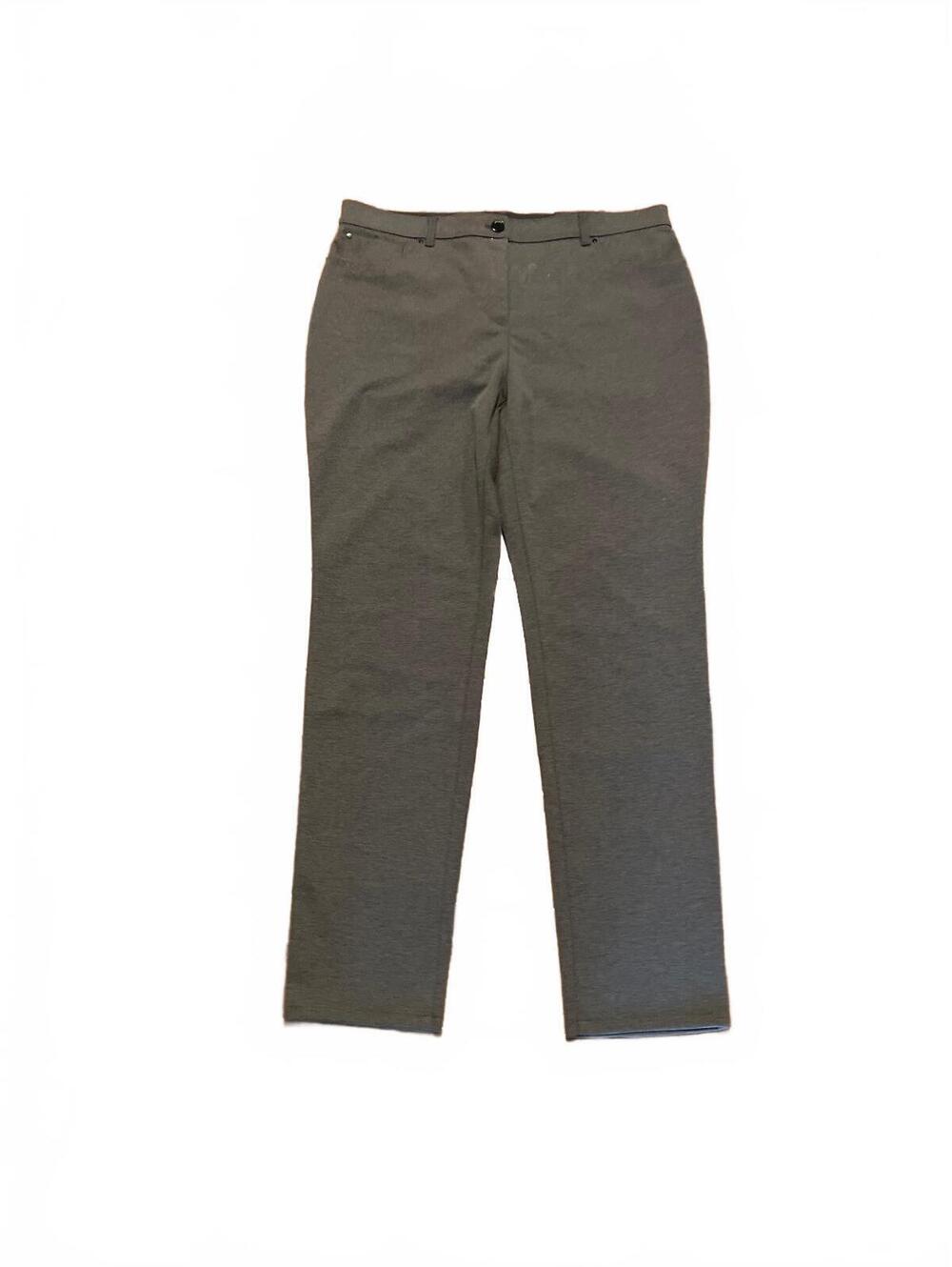 Chicos So Slimming Slim Leg Peyton Heather Office Wear Pants Size 12-New $89